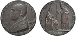 Pio XII (1939-1958) Medaglia 1942 - Opus: ... 