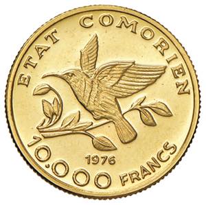 COMORE 10.000 Francs 1970 - KM 11 AU (g ... 