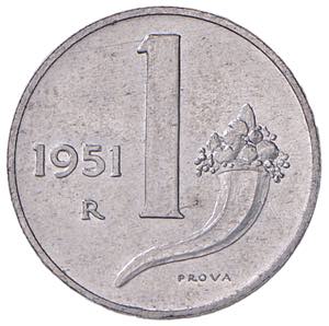 Repubblica italiana (1946-) Lira 1951 Prova ... 