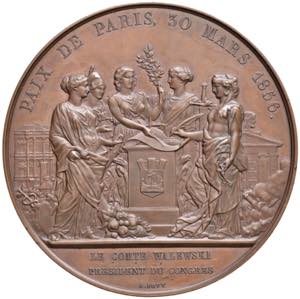 FRANCIA Medaglia 1856 Pace di Parigi - Opus: ... 