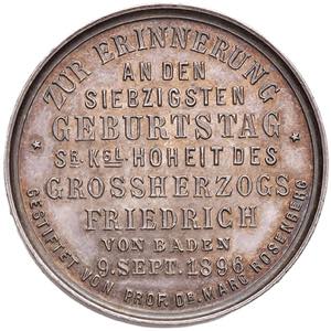 GERMANIA Baden - Federico I (1852-1907) ... 