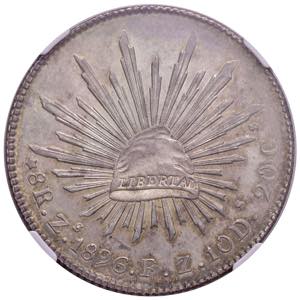 MESSICO 8 Reales 1896 Zs FZ - KM 377.13 AG ... 