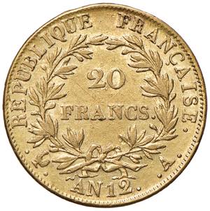 FRANCIA Napoleone (1804-1815) 20 Franchi AN ... 