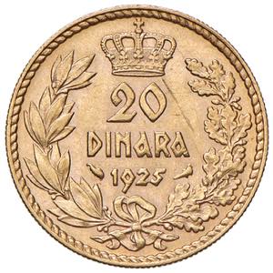 JUGOSLAVIA Alexander I (1921-1934) 20 Dinara ... 