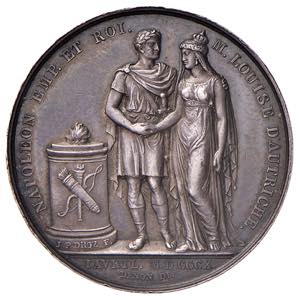 Medaglia 1810 Matrimonio a Parigi con Maria ... 