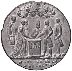 Medaglia 1810 Matrimonio di Napoleone a ... 