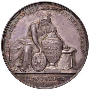 Medaglia 1810 In morte della Regina di ... 