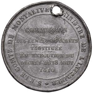 Gettone 1810 Commissione dei Servizi Segreti ... 