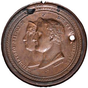 Medaglia 1810 Napoleone e Maria Luisa. AE (g ... 