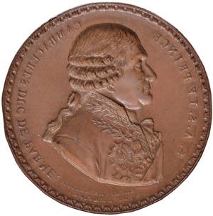 Medaglia 1810 Il Principe Cambalérés, Duca ... 
