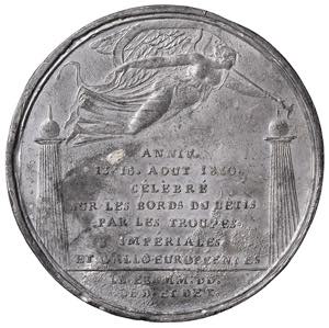 Medaglia 1810 Guerra di Spagna D/ Teste a sx ... 