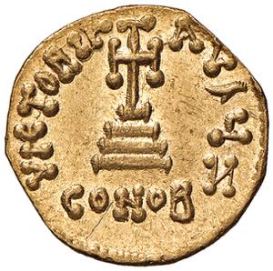 Costante II e Costantino IV (641-668) Solido ... 