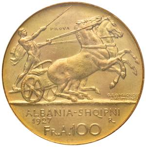 ALBANIA Zog (1925-1939) 100 Franga 1927 ... 