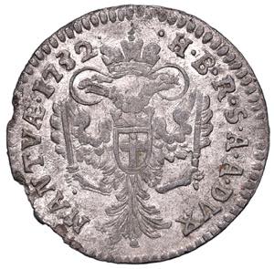 MANTOVA Carlo VI (1707-1740) Lira 1732 - MIR ... 