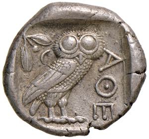 ATTICA Atene - Tetradramma (454-404 a.C.) ... 