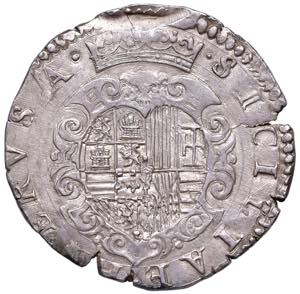 NAPOLI Filippo II (1554-1598) Mezzo ducato ... 