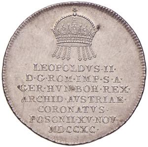 AUSTRIA Leopoldo II (1790-1792) Medaglia ... 