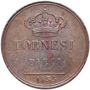 NAPOLI Ferdinando II (1830-1859) 10 Tornesi ... 