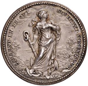 Innocenzo XI (1676-1689) Medaglia A. XII per ... 