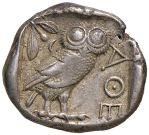ATTICA Atene - Tetradramma (ca. 454-404 ... 