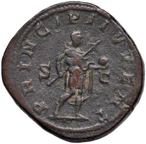 Filippo II (244-247) Sesterzio - Busto ... 
