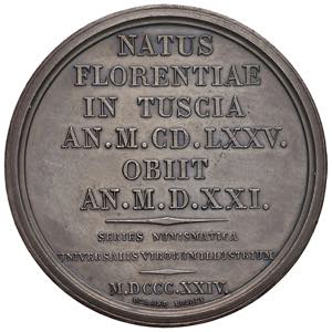 Leone X (1513-1521) Medaglia 1824 - Opus: ... 