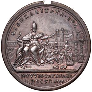 Clemente XIV (1769-1774) Medaglia 1771 A. ... 