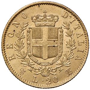 Vittorio Emanuele II (1861-1878) 	20 Lire ... 