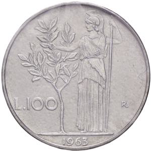 Repubblica italiana - 100 Lire 1963 - AC ... 