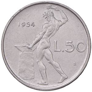 Repubblica italiana - 50 Lire 1954 - AC