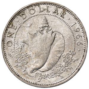 BAHAMAS Elisabetta II (1952-) Dollaro 1966 - ... 
