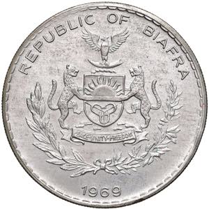 BIAFRA Pound 1969 - KM 6 AG (g 25,44) Minimi ... 