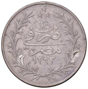 EGITTO Abdul Hamid II (1876-1909) 20 Qirsh ... 