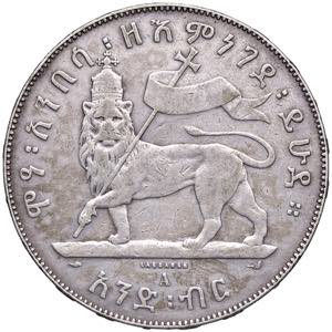 ETIOPIA Menelik II (1889-1913) Birr 1889 ... 