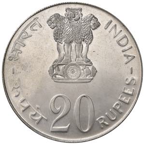 INDIA 20 Rupie 1973 - KM ... 