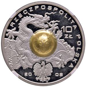 POLONIA 10 Zlotych 2008 Beijing Olympics ... 