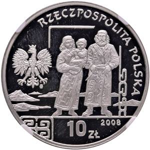 POLONIA 10 Zlotych 2008 Bronislaw Pilsudski ... 