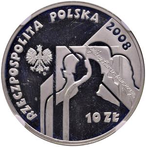 POLONIA 10 Zlotych 2008 Siberian Exiles - AG ... 