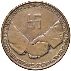 GERMANIA Medaglia accordo Hitler e ... 