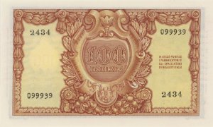 Biglietti di Stato - 100 Lire 31/12/1951 - ... 