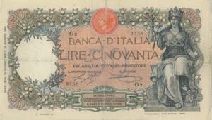 Banca d’Italia 50 Lire ... 