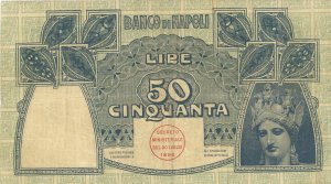 Banco di Napoli - 50 Lire 23/02/1911 - 03306 ... 