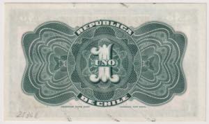 CILE banconota da 1 Peso del 13/08/1919. ... 