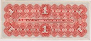 GUATEMALA banconota da 1 Peso del ... 