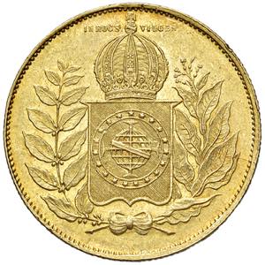 BRASILE Pietro II (1831-1889) 20.000 Reis ... 