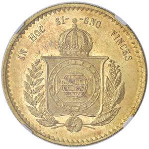 BRASILE Pietro II (1831-1889) 20.000 Reis ... 