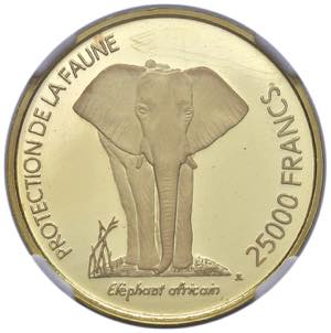 BURKINA FASO 25.000 Franchi 2007 Essai - AU ... 