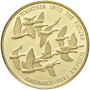 CANADA 100 Dollari 1978 Canadian Geese - Fr. ... 