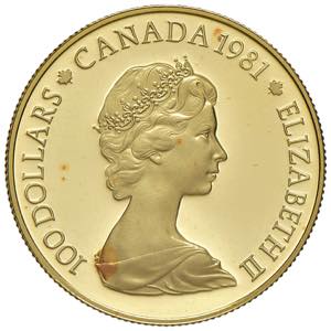 CANADA 100 Dollari 1981 ... 
