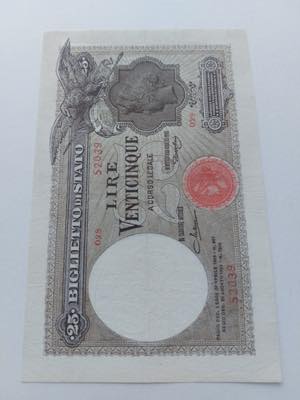 Biglietto di Stato - 25 Lire ... 